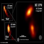 Cientistas divulgam foto de buraco negro cuspindo energia