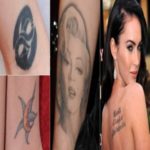 7 celebridades que decidiram cobrir ou remover suas tatuagens