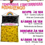 Coletivo Fanfarrosas estreia espetáculo “As Presepadas de Gitirana no Terreiro de Dona Dindinha” .