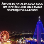 Árvore de Natal da Coca-Cola — Um espetáculo de luz e magia no Parque Villa-Lobos!